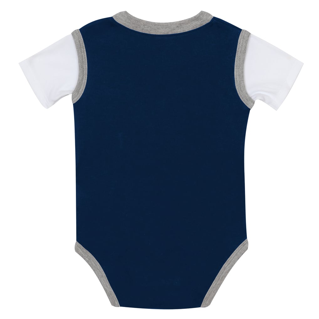  Denver Broncos Outerstuff Infant Two-Piece Jersey Bodysuit & Pants Set - Navy/Heather Gray